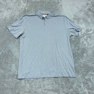 Modern Ambition Mens XXL Gray Polo Shirt Recycled Blend a0995